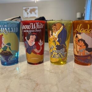 Disney collectible pint glasses